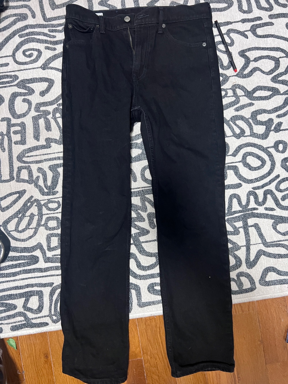 GAP women’s Black 90s Straight High Rise Jeans